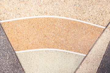 Wall Mural - Colorful polished stone floor backdrop