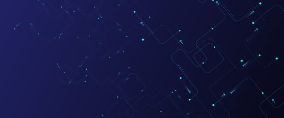 Wall Mural - Motherboard technology circuit board texture design.  Digital motherboard concept for poster, header, cover, banner, web presentation template.