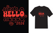 © Tamanna - Hello, 2026 T-shirt design