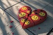 © digitalpochi - Broken heart and sad emoji symbolizing heartbreak, love failure, emotional pain, and relationship issues