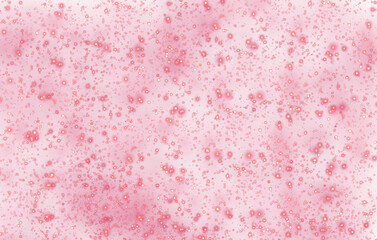 Wall Mural - Christmas festive confetti Bokeh dust glittering sparkles on transparent background 