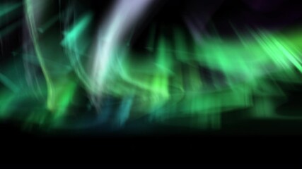 Wall Mural - Aurora Delight Captivating Animation Green and Purple