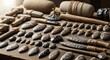 © mustika - Ancient Stone Tools - A Collection of Prehistoric Artifacts.