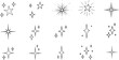 © Tawsif - Hand-Drawn Doodle Sparkle and Starburst Vector Set for Shine, Magic, Celebration, Light Effects, and Unique Graphic Design Elements and Decorations.