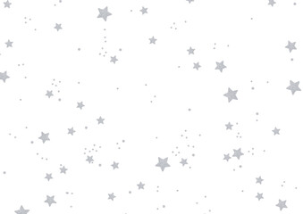 Wall Mural - Festive christmas Star dust bokeh fall on transparent background, luxury new year confetti star Bokeh dust white particles explosion, png image 