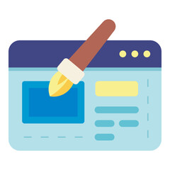 web design flat icon