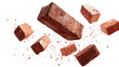 © Vector Nazmul - Floating Bricks and Small Pieces of Bricks isolated on transparent background Remove png, Clipping Path, pen tool