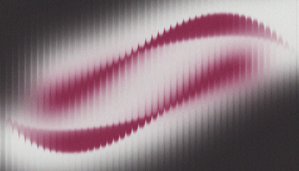 Wall Mural - Pink and white gradient abstract wave distortion background with smooth texture and modern light effect. Futuristic motion blur digital art with minimal design. Perfect for web, print, and wallpaper 