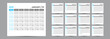 © SBurox - 2026 Calendar. 12 Pages for 2026 Monthly Calendar. Clean and Simple Template and one page wall calendar template Design ready to print.