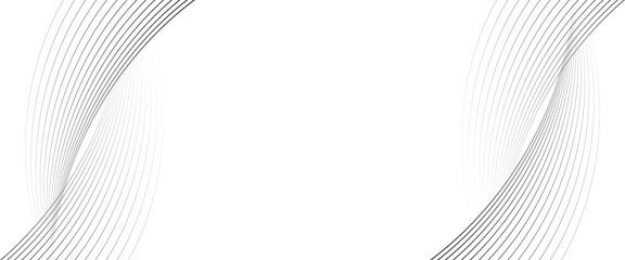Wall Mural - Vector dynamic elegant curves wave line for background