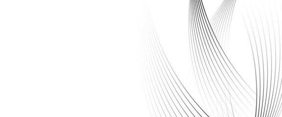 Wall Mural - Vector dynamic elegant curves wave line for background