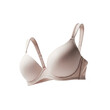 © PP Creative - A nude color underwire bra with adjustable straps, isolated on a transparent background