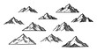 © Tharindu - Minimalist Mountain Peak Doodles Vector Design