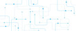 © Rayhan - Abstract futuristic technology background. Technology background with crossed lines and dots.