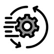 © Patrick - This icon represents a continuous agile workflow- ideal for project management and scrum methodologies. It symbolizes efficient processes and iterative development.