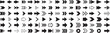 © Design Pro House - Arrow icons set. Arrow collection. Simple arrow big set. Collection different Arrows on flat style for web design or interface. Vector illustration