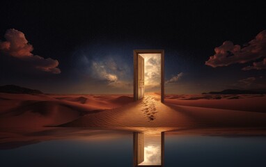 Wall Mural - The scene is peaceful and serene