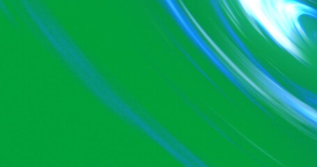 Wall Mural - Animation of glowing blue light wave moving on transparent background