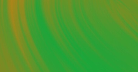 Wall Mural - Animation of glowing orange light wave moving on transparent background