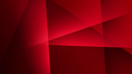 Wall Mural - abstract animated background with intersecting geometric red shapes creating depth and modern visual rhythm suitable for digital art, motion graphic, and stylish illustration themes