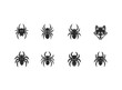 © HASSAN - Collection of stylized spider and wolf head icons.