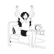 © Optima GFX - Morning Stretch vector Illustration