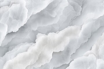 Canvas Print - Elegant Abstract White Stone Tile Design with Natural Onyx Veins and Soft Marble Background Texture