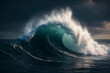 © IMAGES HUB - Ocean wave photography seascape nature water sea waves crashing powerful aqua marine storm surge breaking