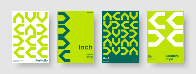 Wall Mural - Abstract Report Design. Creative Brochure Template. Geometric Poster Layout. Banner. Flyer. Business Presentation. Background. Book Cover. Advertising. Handbill. Brand Identity. Newsletter
