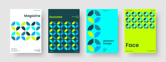 Wall Mural - Modern Business Presentation Layout. Abstract Poster Design. Creative Report Template. Book Cover. Brochure. Banner. Flyer. Background. Advertising. Leaflet. Newsletter. Brand Identity. Magazine