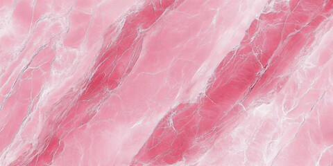 Wall Mural - Elegant Pink Marble Texture with White Veins and Soft Transparency for Decorative Background Design