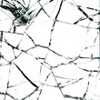 © Abdul - Shattered glass shows intricate patterns and textures with a light background in a close-up view of broken pane