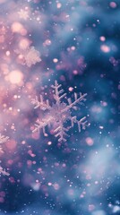 Wall Mural - Snow flakes backgrounds snowflake abstract.