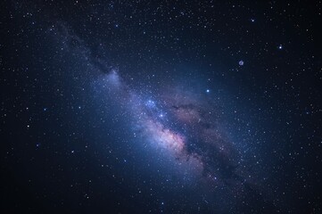 Wall Mural - Stunning digital capture of the starry night created with AI technology
