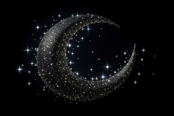 Canvas Print - Moon astronomy outdoors nature.