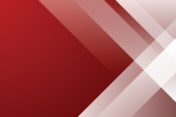 Wall Mural - Abstract geometric red and white gradient background. Modern white diagonal abstract transparent lines background for presentation design, banner, and business card