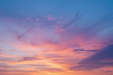Wall Mural - radiant sunset hues illuminating the skyline. high-quality photo captured in the late afternoon with
