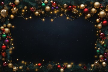 Wall Mural - Christmas backgrounds decoration light.