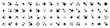 © dlyastokiv - Stars set icons, different sparkle star shapes icon collection, shine stars sparkles signs, bling decoration