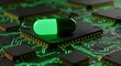 © deddy - Digital pill on circuit board