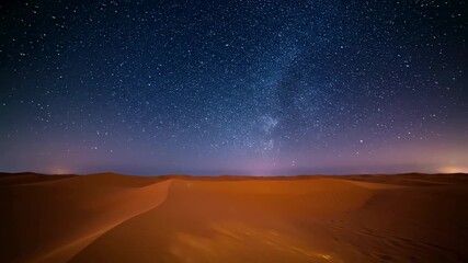 Wall Mural - Celestial Desert Night