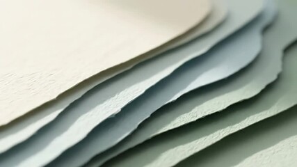 Wall Mural - Textured Paper Cut Reveal
