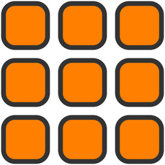 orange apps icon