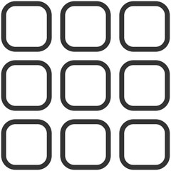 white apps icon