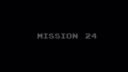 8-Bit Pixel Text Animation: Retro Vintage Arcade Game Style Glitch Effect on Dark Background