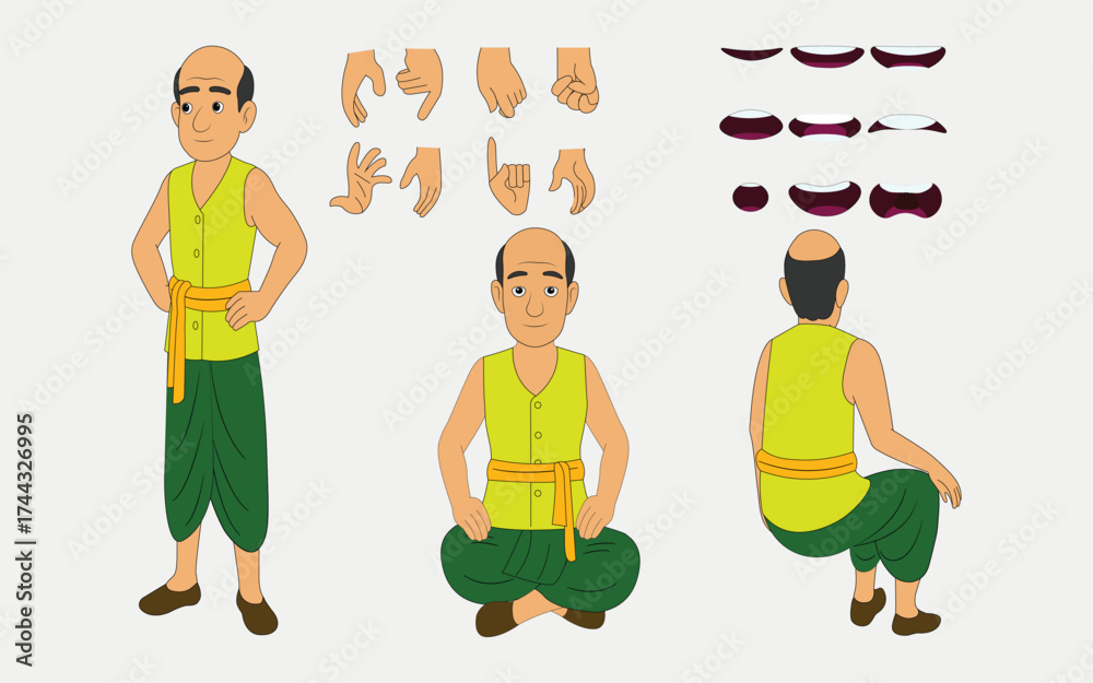 Indian man cartoon character. moral stories for the best cartoon ...