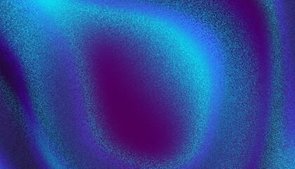 Wall Mural - Vibrant grainy gradient background with blue and purple colours. Noise blur background. Deep blue.