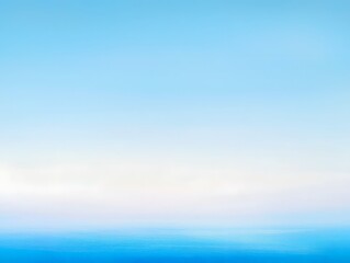 Canvas Print - Soft Blue Gradient Background with Blurred Texture and Noise Effects
