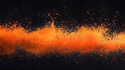 Canvas Print - Dark Gradient Background with Grainy Texture and Vibrant Colors