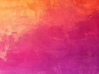 Canvas Print - Vibrant Abstract Gradient of Orange, Pink, and Magenta Colors